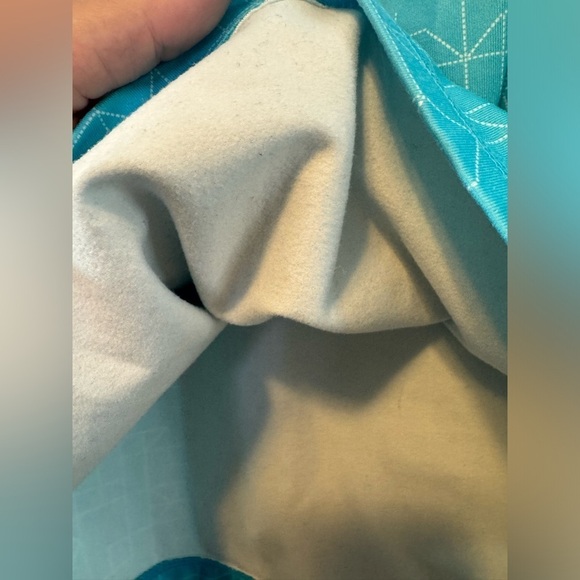 Nike Baby Blue with White Geometric Pattern Dri-Fit Half Zip Size M - Picture 13 of 15